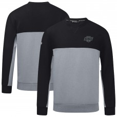 Los Angeles Kings Levelwear Black/Gray Legacy Nightfall Pullover Sweatshirt