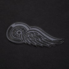 Detroit Red Wings Levelwear Black/Gray Legacy Nightfall Pullover Sweatshirt