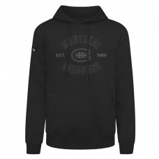 Montreal Canadiens Levelwear Black Podium Abyssal Pullover Hoodie Montreal Canadiens Levelwear Black Podium Abyssal Pullover Hoodie