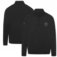 Кофта на короткой молнии Toronto Maple Leafs Levelwear Black Murray Nightfall