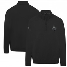 Calgary Flames Levelwear Black Murray Nightfall Quarter-Zip Jacket