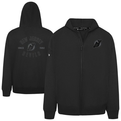 Толстовка на молнии New Jersey Devils Levelwear Black Uphill Abyssal