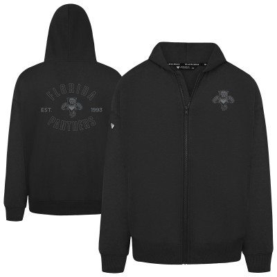 Толстовка на молнии Florida Panthers Levelwear Uphill Abyssal - Black