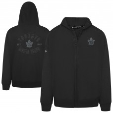 Толстовка на молнии Toronto Maple Leafs Levelwear Black Uphill Abyssal