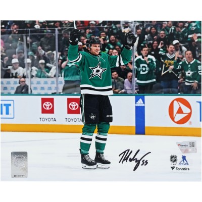 Thomas Harley Dallas Stars Autographed Fanatics Authentic 8 x 10 Green Jersey Celebration Photograph
