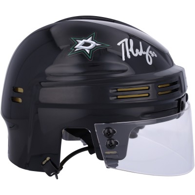 Шлем Thomas Harley Dallas Stars Autographed Fanatics Authentic Black Mini