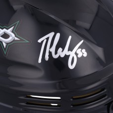 Шлем Thomas Harley Dallas Stars Autographed Fanatics Authentic Black Mini