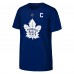 Подростковая Toronto Maple Leafs Auston Matthews Outerstuff Blue Player Name & Number T-Shirt