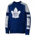 Кофта Подростковая Toronto Maple Leafs Auston Matthews Outerstuff Blue Best Defense Name & Number Crewneck
