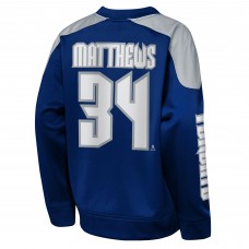 Кофта Подростковая Toronto Maple Leafs Auston Matthews Outerstuff Blue Best Defense Name & Number Crewneck Кофта Подростковая Toronto Maple Leafs Auston Matthews Outerstuff Blue Best Defense Name & Number Crewneck