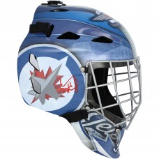 Connor Hellebuyck Winnipeg Jets Autographed Fanatics Authentic Alternate Replica Goalie Mask