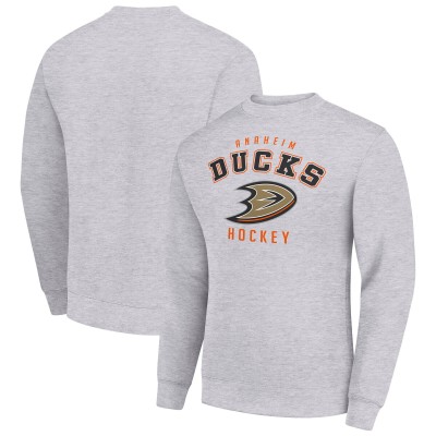 Кофта Anaheim Ducks Starter Heather Gray Team Logo Fleece