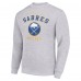 Кофта Buffalo Sabres Starter Heather Gray Team Logo Fleece