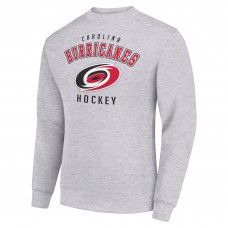 Кофта Carolina Hurricanes Starter Heather Gray Team Logo Fleece Кофта Carolina Hurricanes Starter Heather Gray Team Logo Fleece