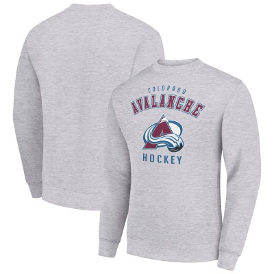 Кофта Colorado Avalanche Starter Heather Gray Team Logo Fleece