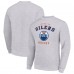 Кофта Edmonton Oilers Starter Heather Gray Team Logo Fleece