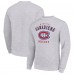 Кофта Montreal Canadiens Starter Heather Gray Team Logo Fleece