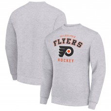 Кофта Philadelphia Flyers Starter Heather Gray Team Logo Fleece Кофта Philadelphia Flyers Starter Heather Gray Team Logo Fleece
