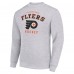 Кофта Philadelphia Flyers Starter Heather Gray Team Logo Fleece