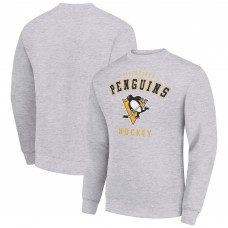 Кофта Pittsburgh Penguins Starter Heather Gray Team Logo Fleece
