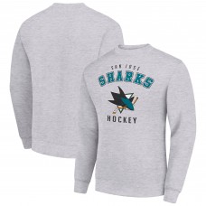 Кофта San Jose Sharks Starter Heather Gray Team Logo Fleece Кофта San Jose Sharks Starter Heather Gray Team Logo Fleece