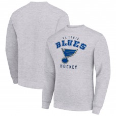 Кофта St. Louis Blues Mens Starter Team Logo Fleece - Heather Gray