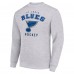 Кофта St. Louis Blues Mens Starter Team Logo Fleece - Heather Gray