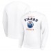 Кофта Edmonton Oilers Starter White Team Logo Fleece