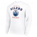 Кофта Edmonton Oilers Starter White Team Logo Fleece