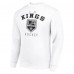 Los Angeles Kings Starter White Team Logo Fleece Pullover Sweatshirt
