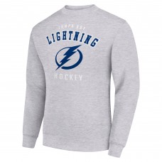 Кофта Tampa Bay Lightning Starter Heather Gray Team Logo Fleece
