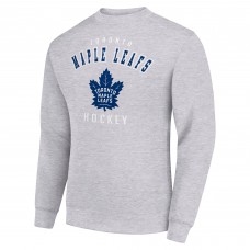 Кофта Toronto Maple Leafs Starter Heather Gray Team Logo Fleece