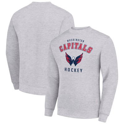 Кофта Washington Capitals Mens Starter Team Logo Fleece - Heather Gray