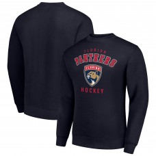 Florida Panthers Mens Starter Team Logo Fleece Pullover Sweatshirt - Navy