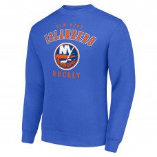 New York Islanders Starter Royal Team Logo Fleece Pullover Sweatshirt