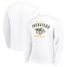 Nashville Predators Starter White Team Logo Fleece Pullover Sweatshirt