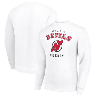 Кофта New Jersey Devils Starter White Team Logo Fleece
