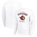 Ottawa Senators Starter White Team Logo Fleece Pullover Sweatshirt