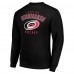Carolina Hurricanes Starter Black Team Logo Fleece Pullover Sweatshirt