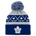 Шапка с помпоном для дошкольника Toronto Maple Leafs Outerstuff Faceoff Cuffed - Blue