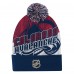 Шапка Подростковая Colorado Avalanche Outerstuff Navy New Edge Cuffed Knit with Pom