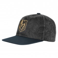 Подростковая Vegas Golden Knights Outerstuff Silver/Black True Retro Deadstock Adjustable Hat