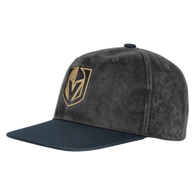 Подростковая Vegas Golden Knights Outerstuff Silver/Black True Retro Deadstock Adjustable Hat