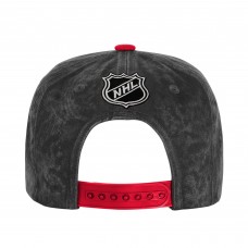 Подростковая New Jersey Devils Outerstuff Black/Red True Retro Deadstock Adjustable Hat
