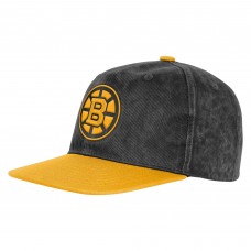Подростковая Boston Bruins Outerstuff Black/Gold True Retro Deadstock Adjustable Hat