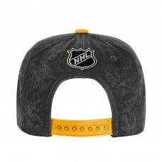 Подростковая Boston Bruins Outerstuff Black/Gold True Retro Deadstock Adjustable Hat