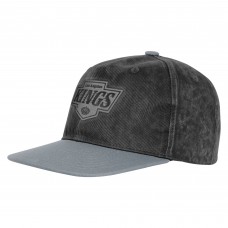 Подростковая Los Angeles Kings Outerstuff Black/Silver True Retro Deadstock Adjustable Hat