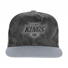 Подростковая Los Angeles Kings Outerstuff Black/Silver True Retro Deadstock Adjustable Hat