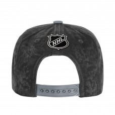 Подростковая Los Angeles Kings Outerstuff Black/Silver True Retro Deadstock Adjustable Hat