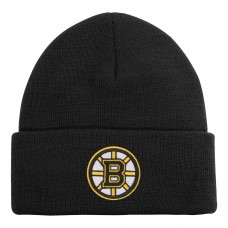 Шапка Подростковая Boston Bruins Outerstuff Black 2.0 Essential Cuffed Knit